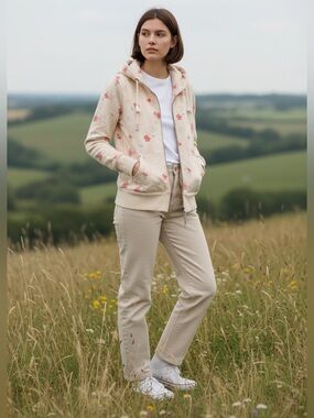 Ragwear women's sweat jacket NESKA PRINT ZIP ( VEGAN )